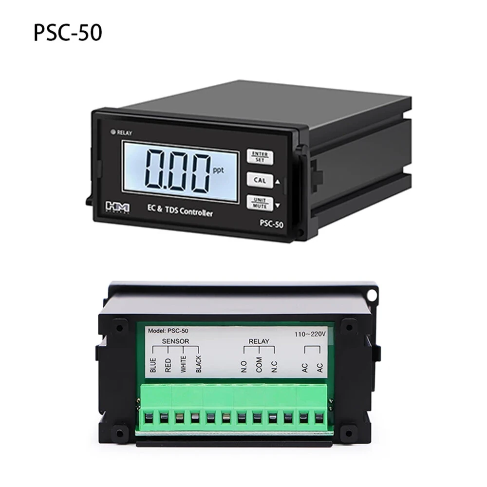 PSC-50 EC TDS Controller | Industrial Water Treatment System | LCD Alarm & Temp Compensation - Image 2