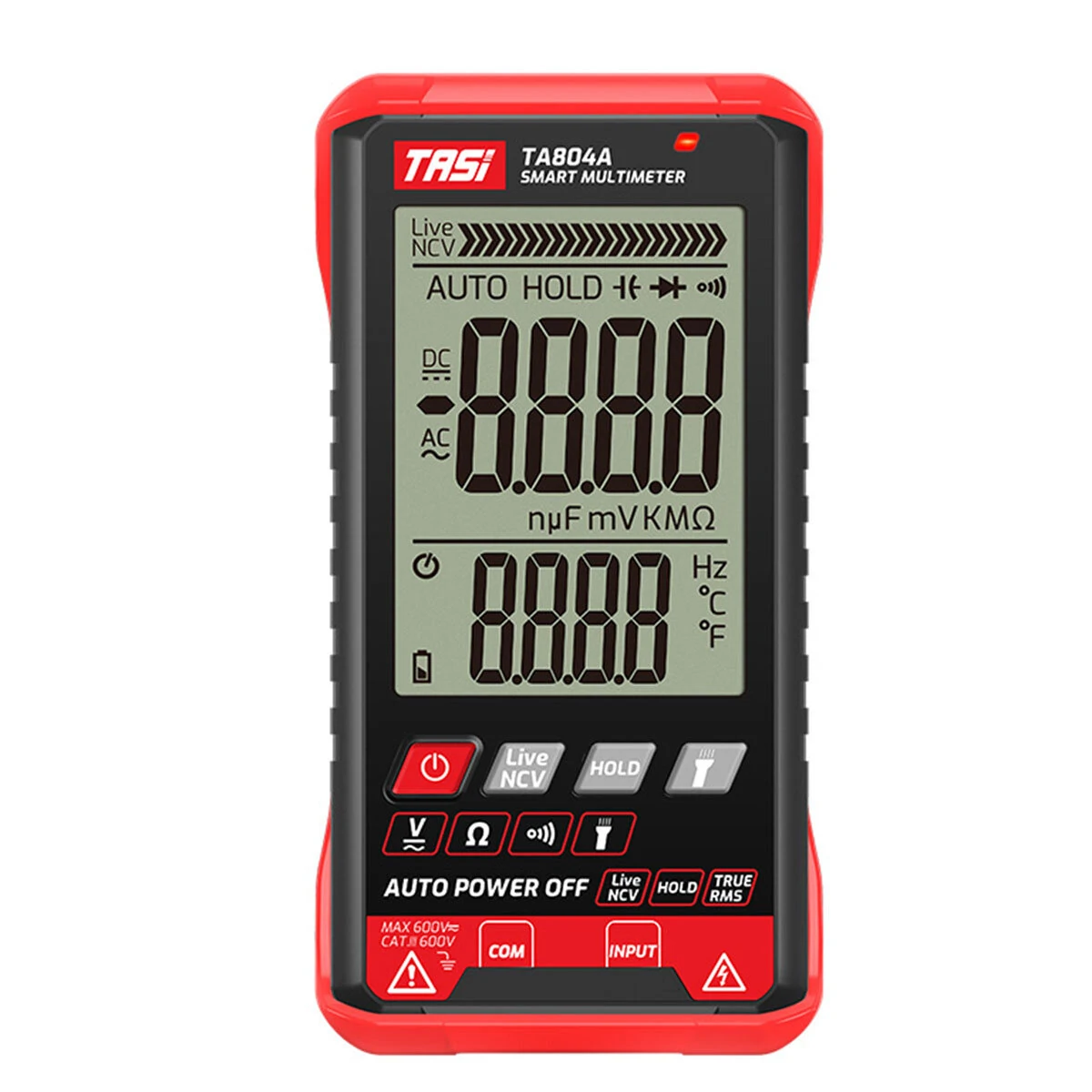 TA804A/B Digital Multimeter - Professional Auto Tester with HD Color Screen - Image 4