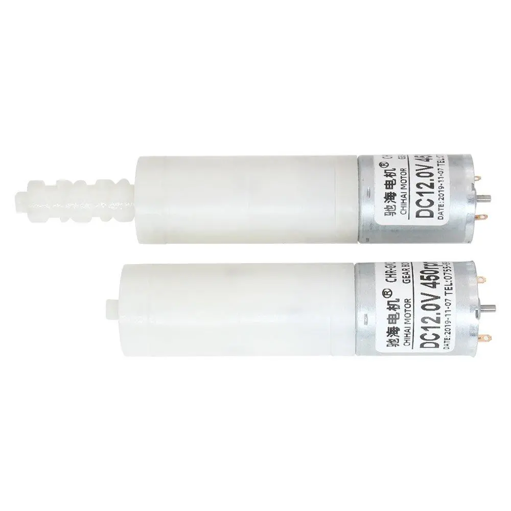 CHIHAI 12V DC Worm Gear Motor with Encoder | Rotary Telescopic Thrust Reducer - Image 3