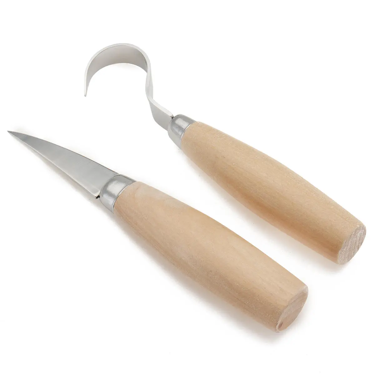 Wood Carving Chisel Set - 2 Piece Hook & Beaver Craft Tools | Woodcarving - Image 3