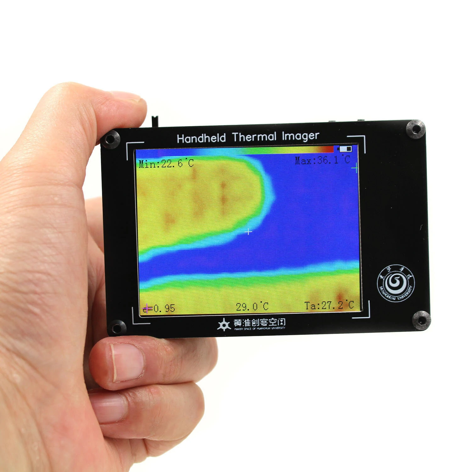 MLX90640 Handheld Thermal Imager - 3.4 Inch LCD Digital Infrared Temperature Sensor - Image 4