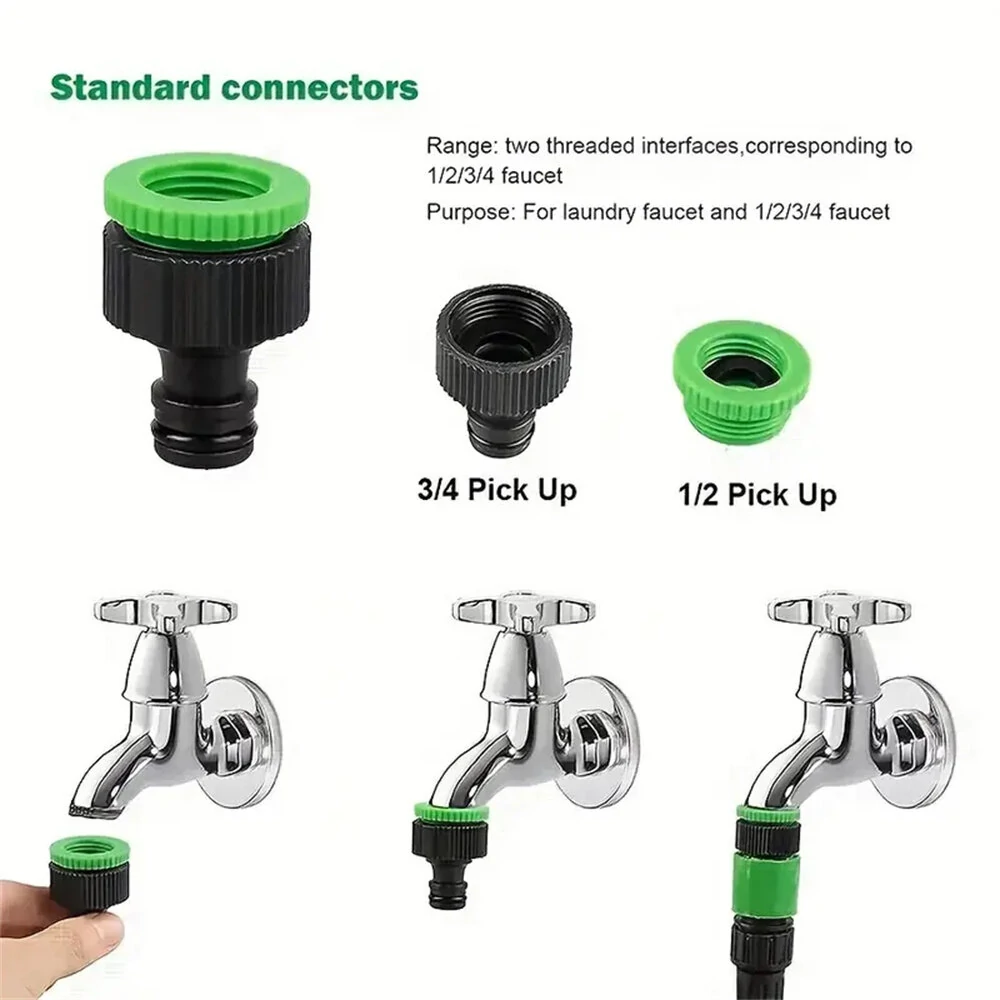 Flexible Expandable Garden Hose - 7 Function Nozzle | Lightweight Retractable 25FT-200FT - Image 5