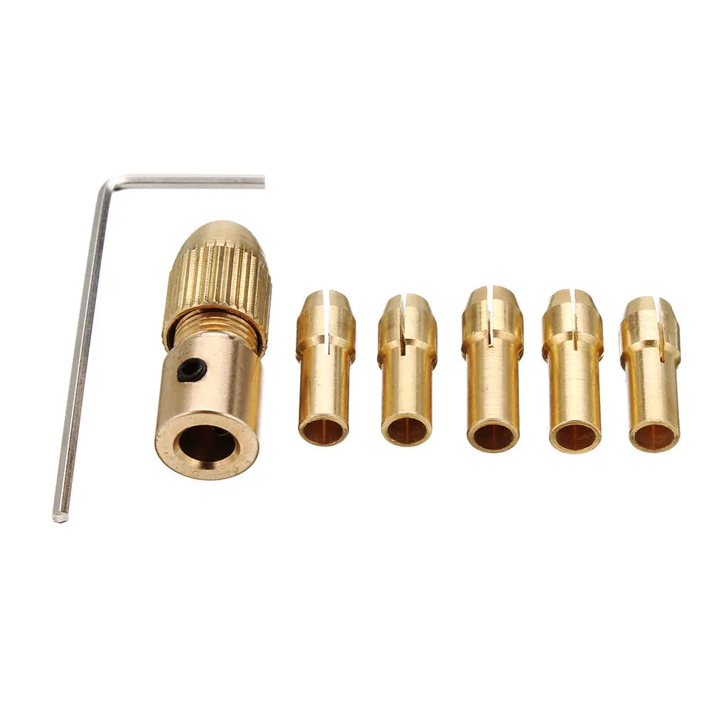 Drillpro 8pc 0.5-3mm Micro Drill Bit Set | Collet Chuck for 3.17/5.05mm Shank - Image 5