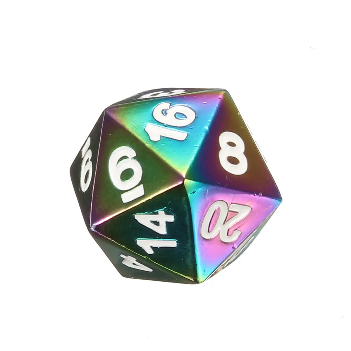 7Pcs Colorful Zinc Alloy Polyhedral Dice Set | D&D Board Game Accessory - Image 4