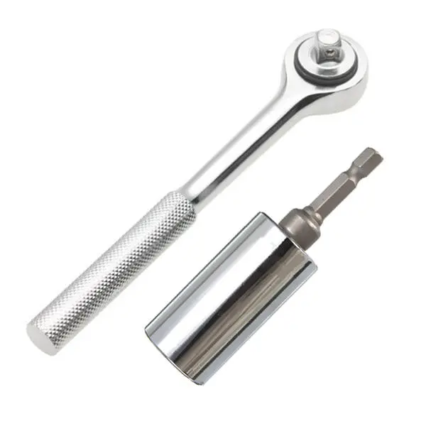 Multi-function Hand Tool Set | 7-19mm Universal Sockets with Handle - Image 2