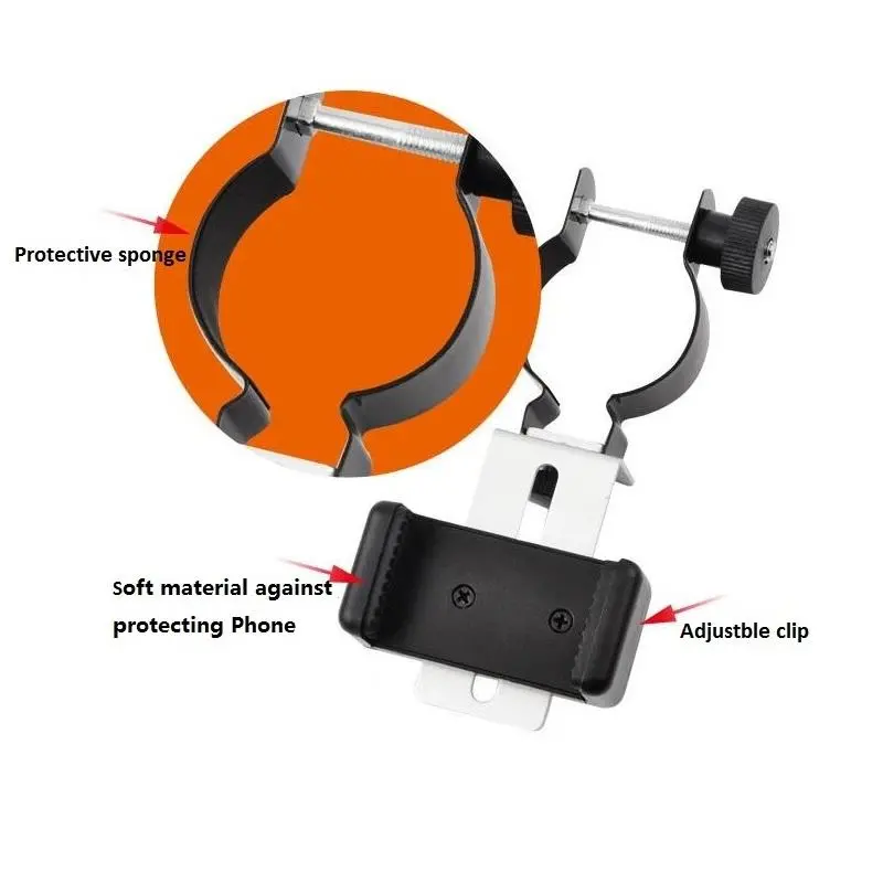 Universal Phone Adapter for Telescope Microscope - 38-50mm Eyepiece Mount Holder - Image 4