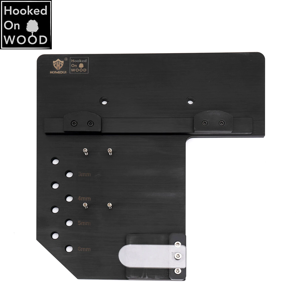 HONGDUI Ruler Stand for Hooked On Wood MT-2465 PRO Scriber | Sturdy Acrylic Wall-Mounted - Image 2