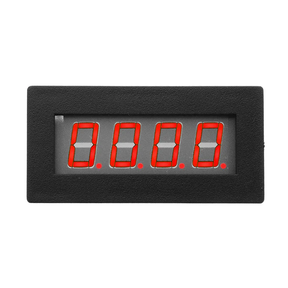 4 Digital LED Tachometer - RPM Speed Meter with Blue Red Display - Image 3
