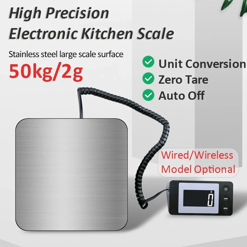 Stainless Steel Pet Weight Scale - 50kg Capacity - g/kg/lb/oz Multi-Unit - Image 2