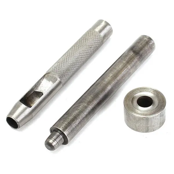 100pcs 8mm Copper Eyelets Kit - Hollow Punch Tools for Leather Craft & Belts - Image 3