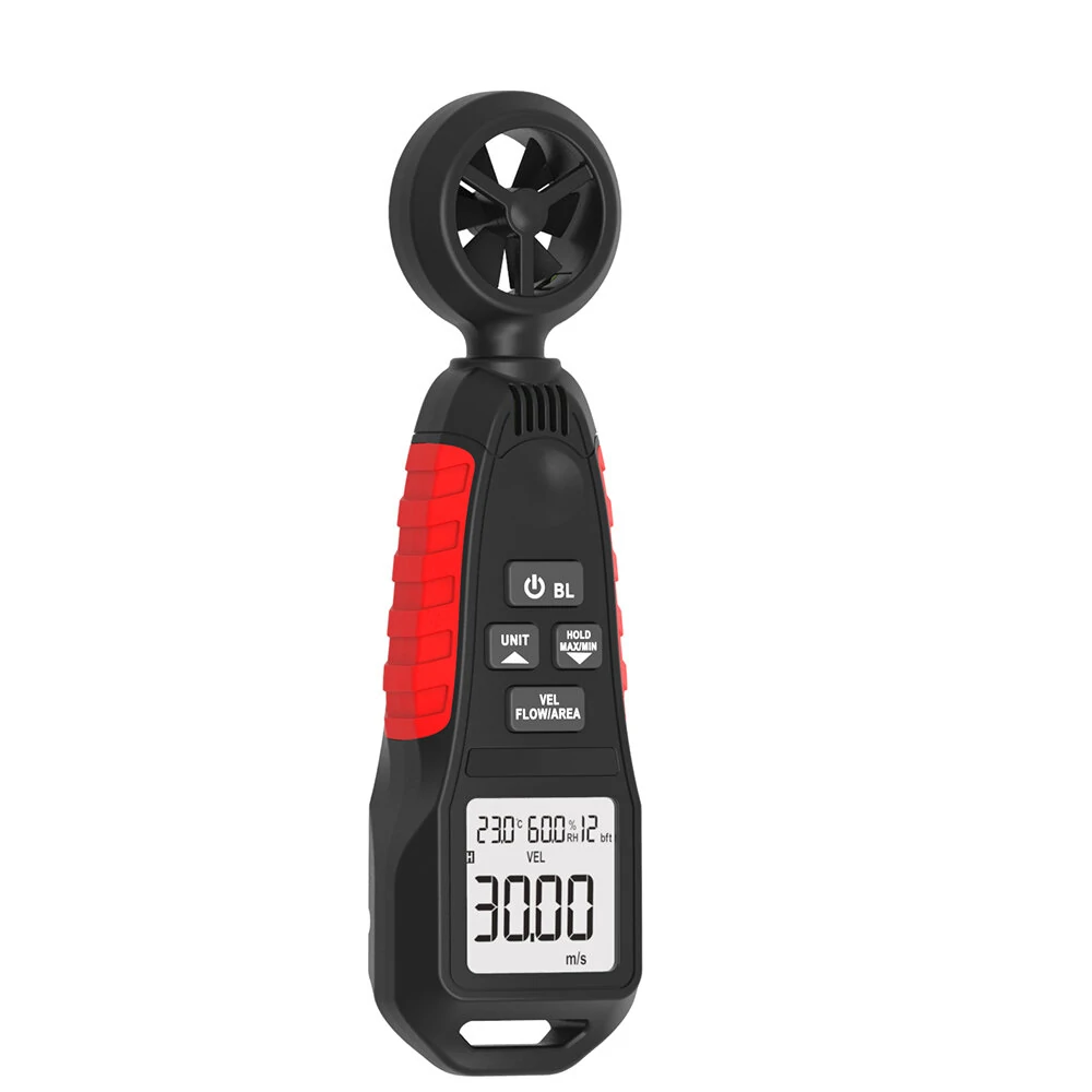 ZOYI ZT-FS1 Anemometer - Wind Speed, Temperature, Humidity Meter | 0.4-30m/s | LCD Display - Image 2