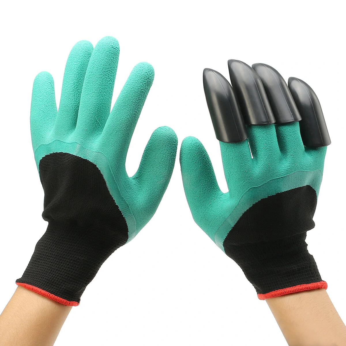 Garden Gloves with ABS Plastic Claws - Digging & Planting Gloves for Home Garden - Image 3