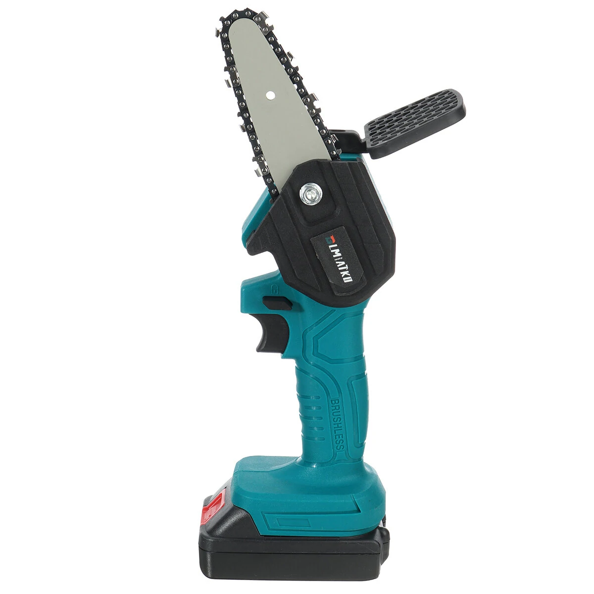 4In Mini Cordless Electric Chainsaw - One-Hand Rechargeable Saw w/ Pruning Cutter - Image 2