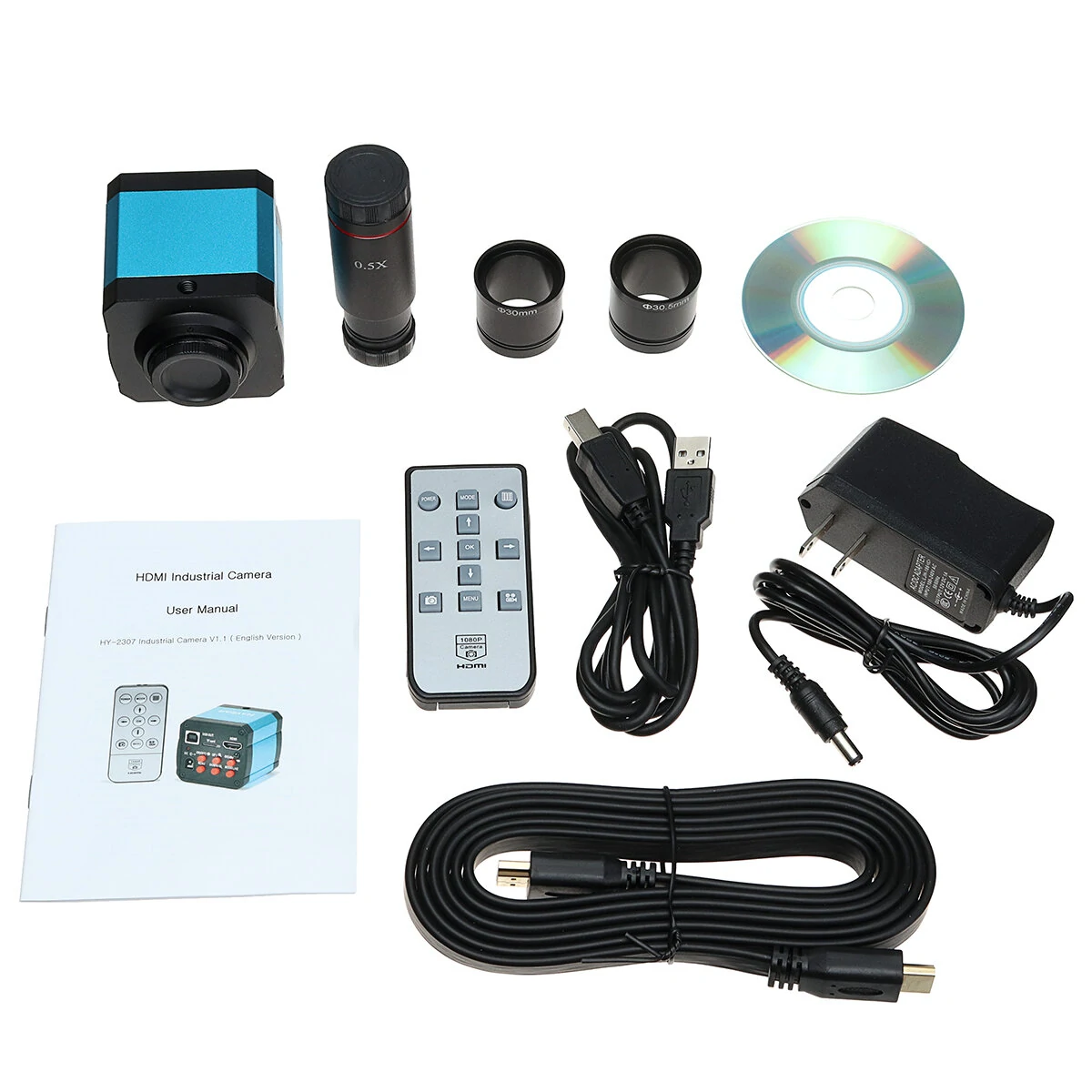 HAYEAR 16MP USB Microscope Camera - 1080P 60FPS C-Mount | HDMI Cable Included - Image 2
