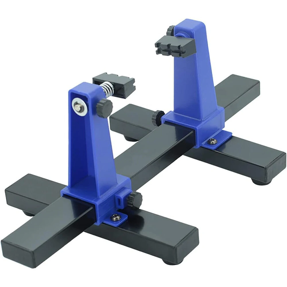 Adjustable PCB Holder - 360° Rotation, Fireproof Ceramic & Metal - Max 20cm Width - Image 3