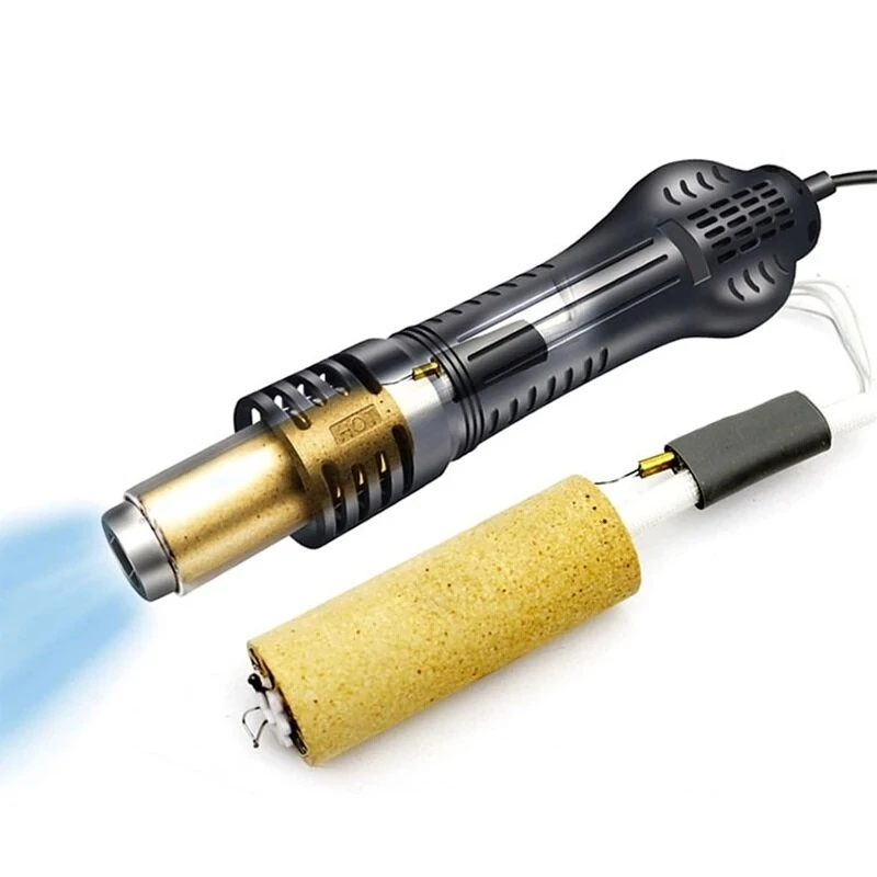 QUICK 8586D+ 2-in-1 Hot Air Gun & Soldering Station | LCD Digital Display - Image 4