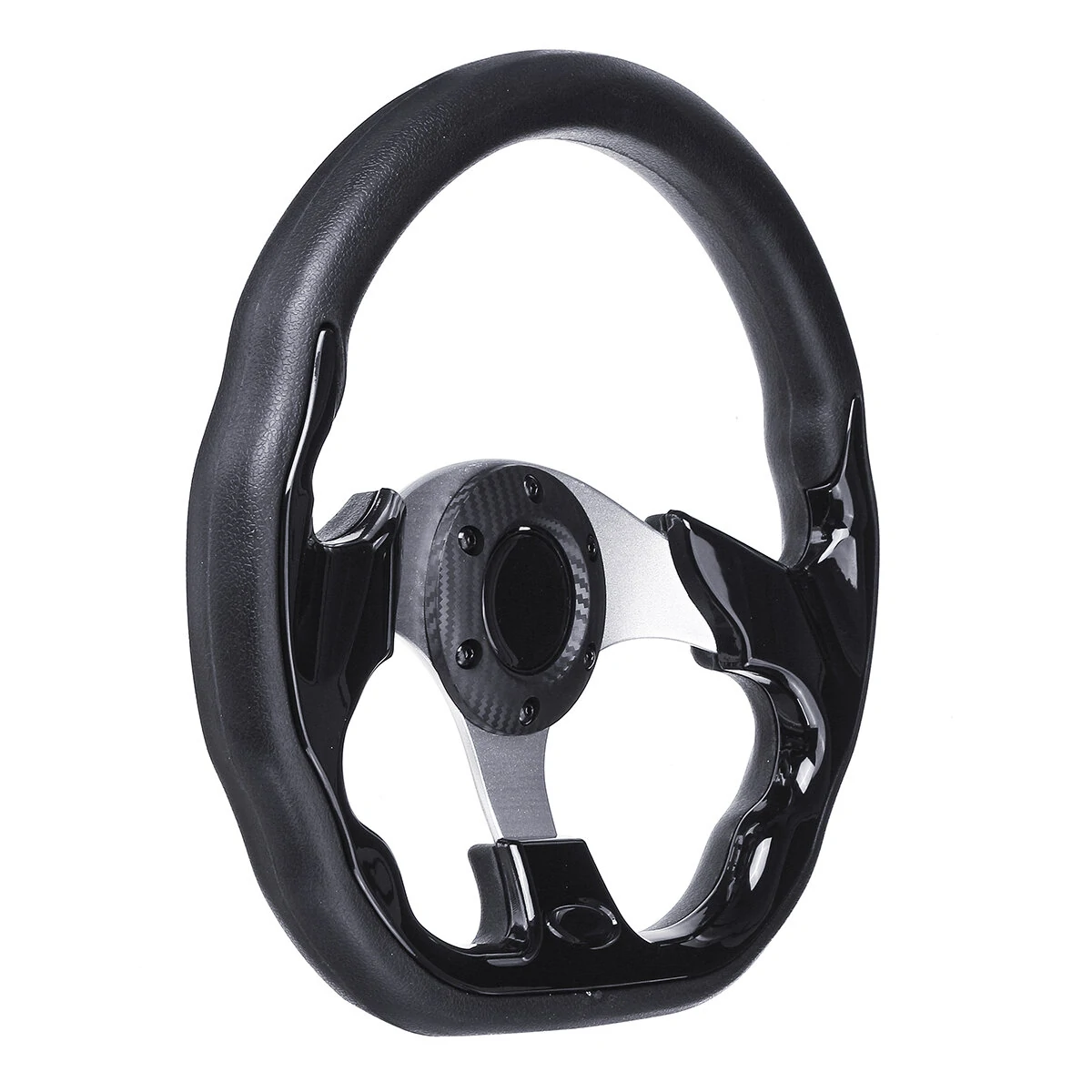 Universal Leather Racing Steering Wheel - 320mm Sports Drifting Design - Image 3