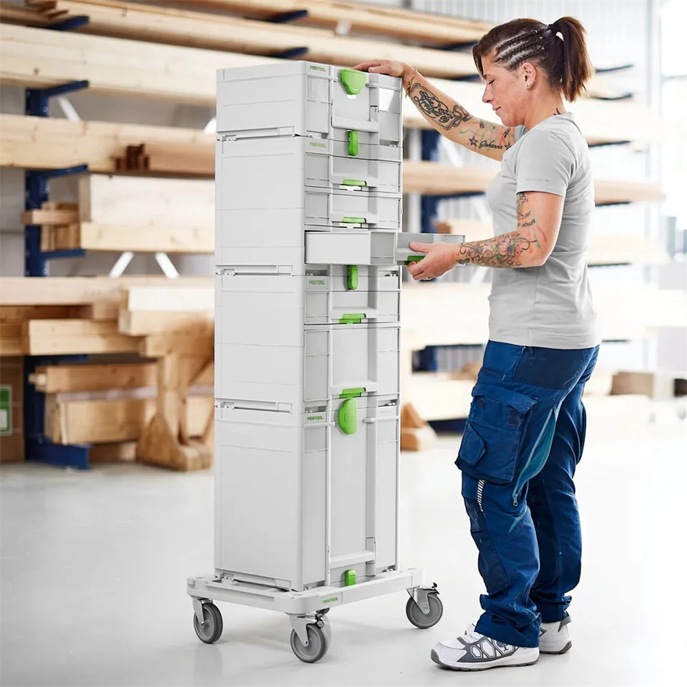 FESTOOL SYS-RB Rolling Tool Board | Heavy Duty Cart 100kg Capacity | Locking Wheels - Image 4
