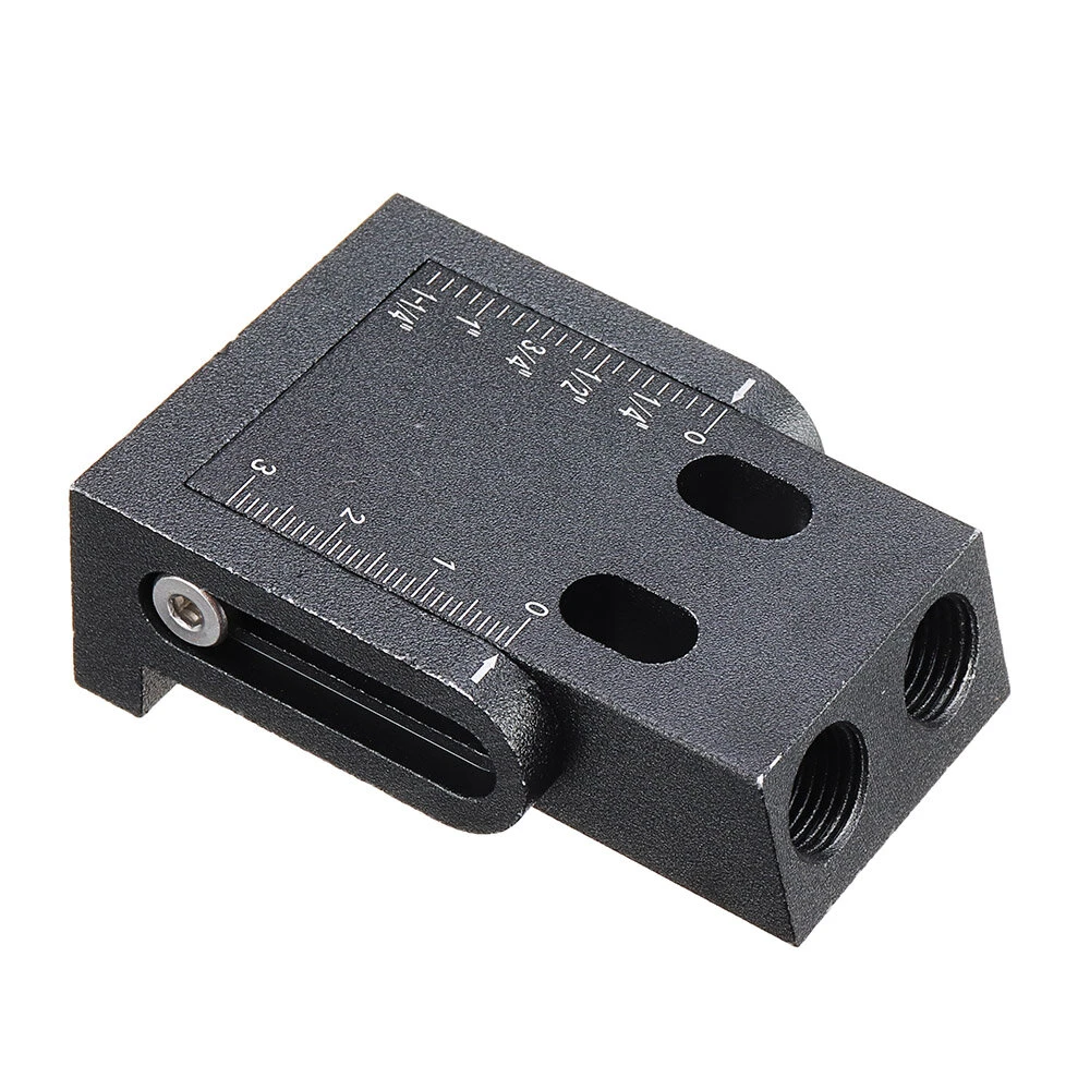 Drillpro 15pc Pocket Hole Jig Kit - 6/8/9.5mm Drill Guide with Titanium Bits - Image 4