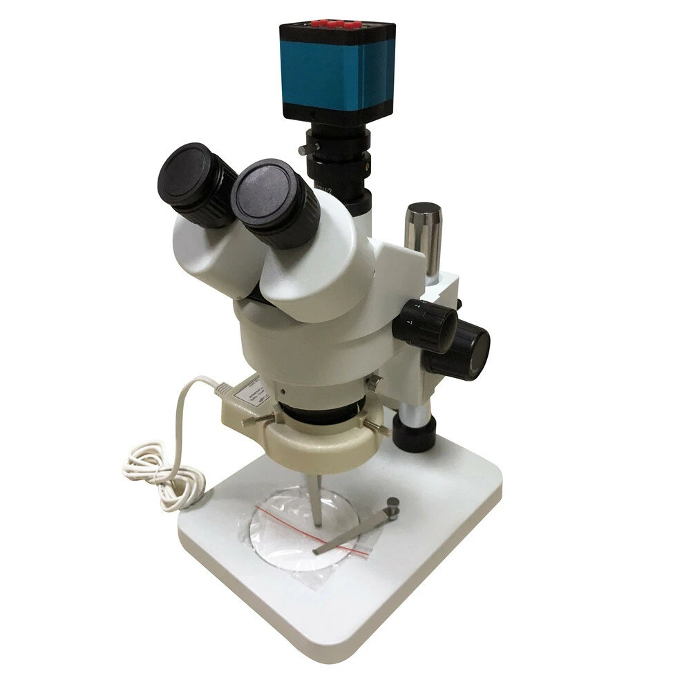 AmScope 1080P HDMI Digital Microscope | 16MP Camera for Soldering & PCB Repair - Image 2