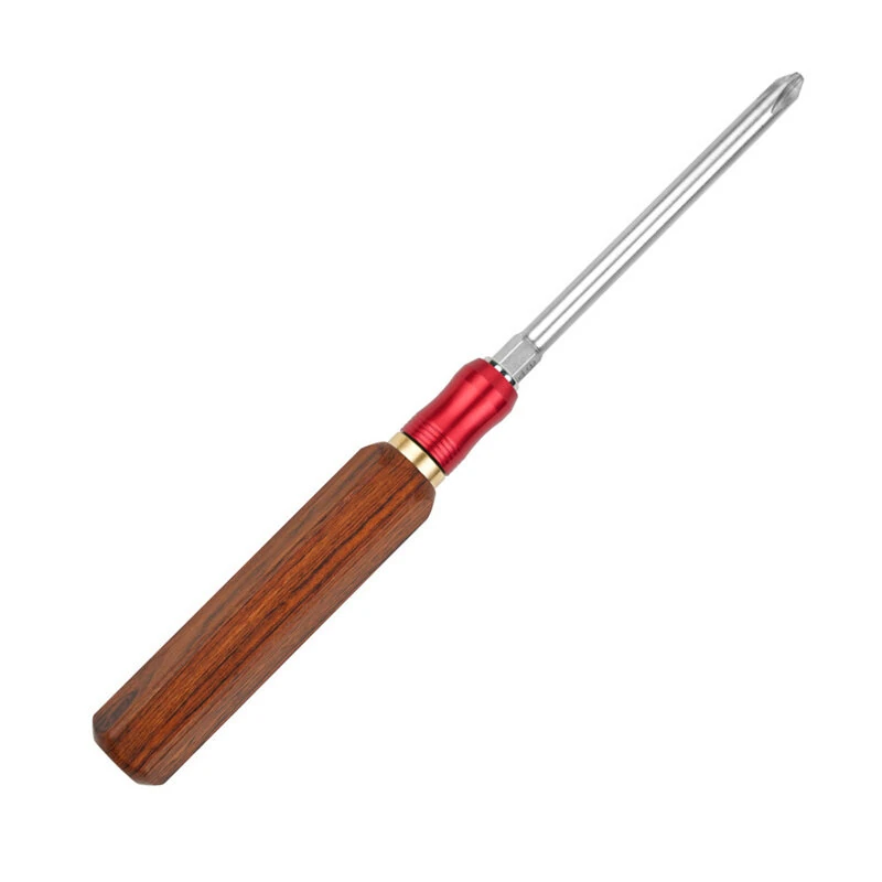 Woodworking Router Table Plate - Wood Handle Screwdriver Set with Brass Collet - Image 4