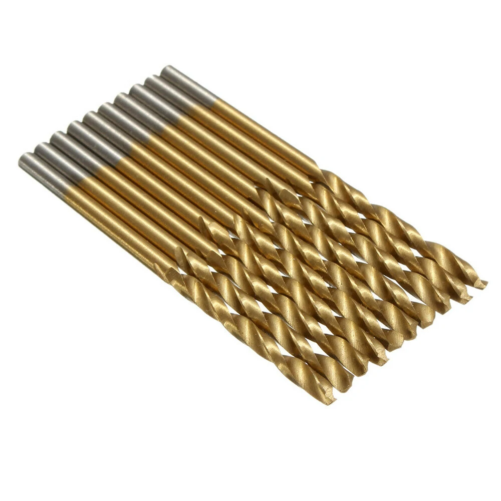 Drillpro HSS Titanium Coated Twist Drill Bit Set - 50PCS 1-3mm High Speed Steel - Image 5