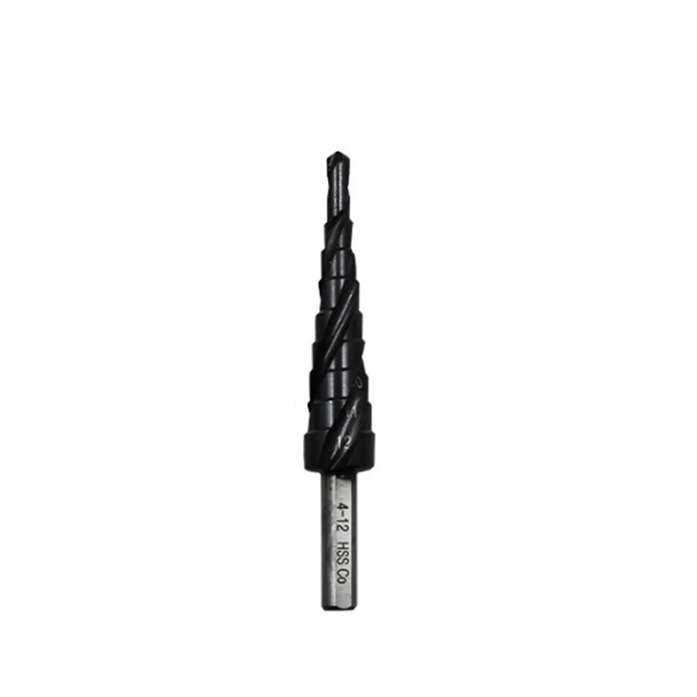 Drillpro 3 Flute Step Drill Bit 4-12mm & 5-23mm | TiAlN Coated M35 Cobalt - Image 3
