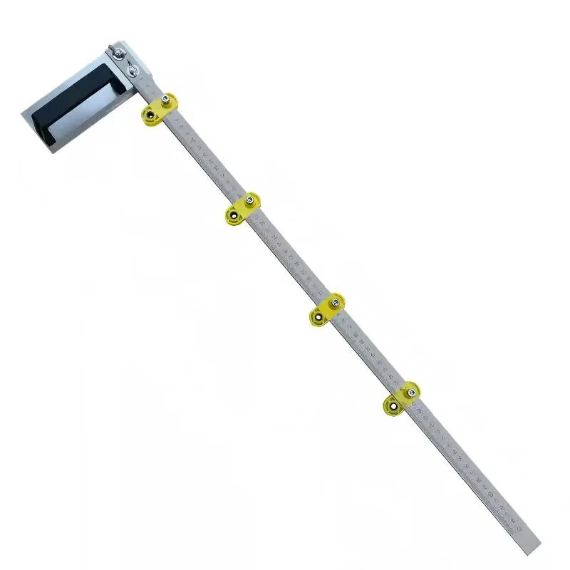 Adjustable Square Ruler - 2 in 1 Woodworking Tool | 68cm Metric Scale & Marking Gauge - Image 2