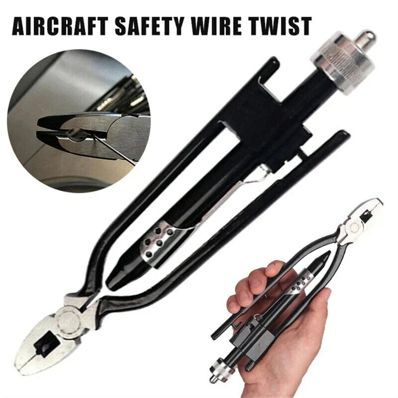 Aircraft Safety Wire Twisting Pliers - 6 & 9 Inch Spring Return Tool for Auto Industry - Image 2