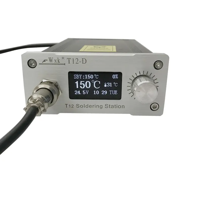 Fwxk T12-D Soldering Station - OLED Screen | Automatic Sleep | 907 Handle - Image 4