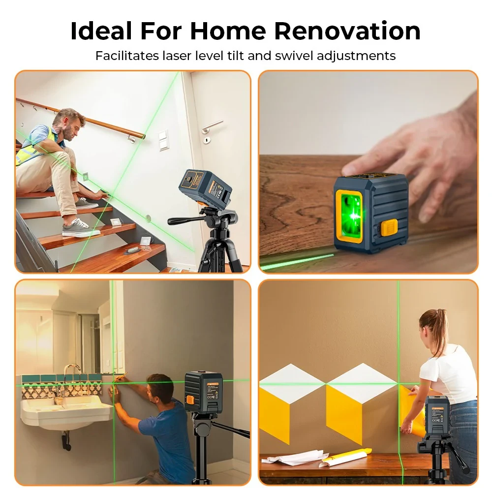 CIGMAN CM-G01 Green Laser Level - 2 Lines Self-Leveling | IP54 Water Resistant - Image 5