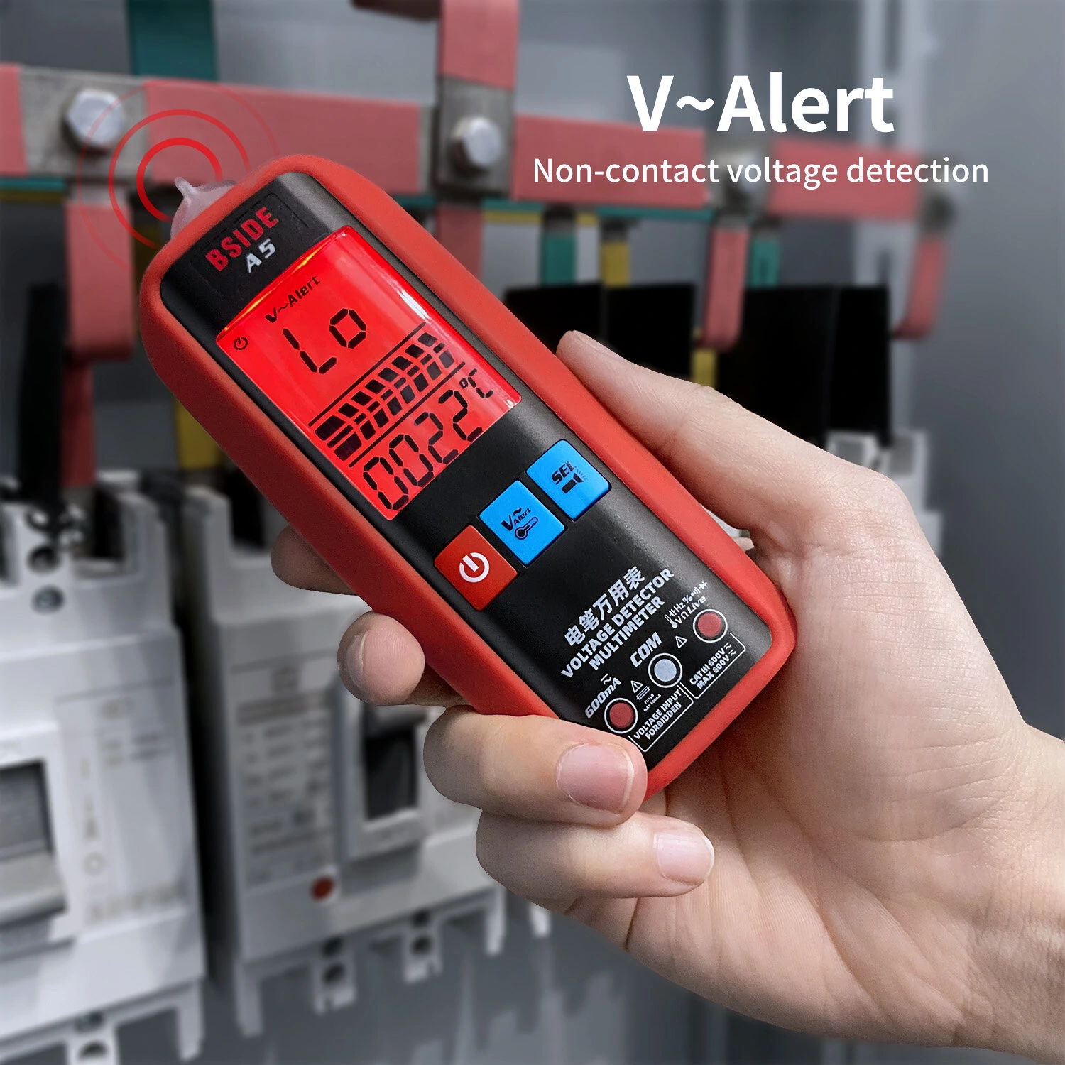 BSIDE A5 Digital Multimeter - Professional Pocket Tester for Voltage Current Capacitance - Image 3