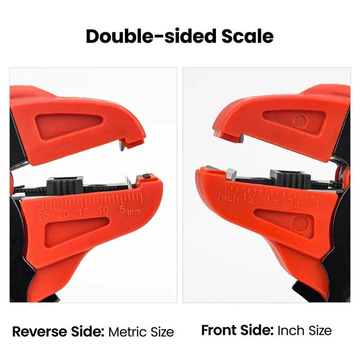 KAIWEETS KWS-114 Automatic Wire Stripper Cutter | Self-Adjusting 10-24 AWG | Adjustable Stopper - Image 4