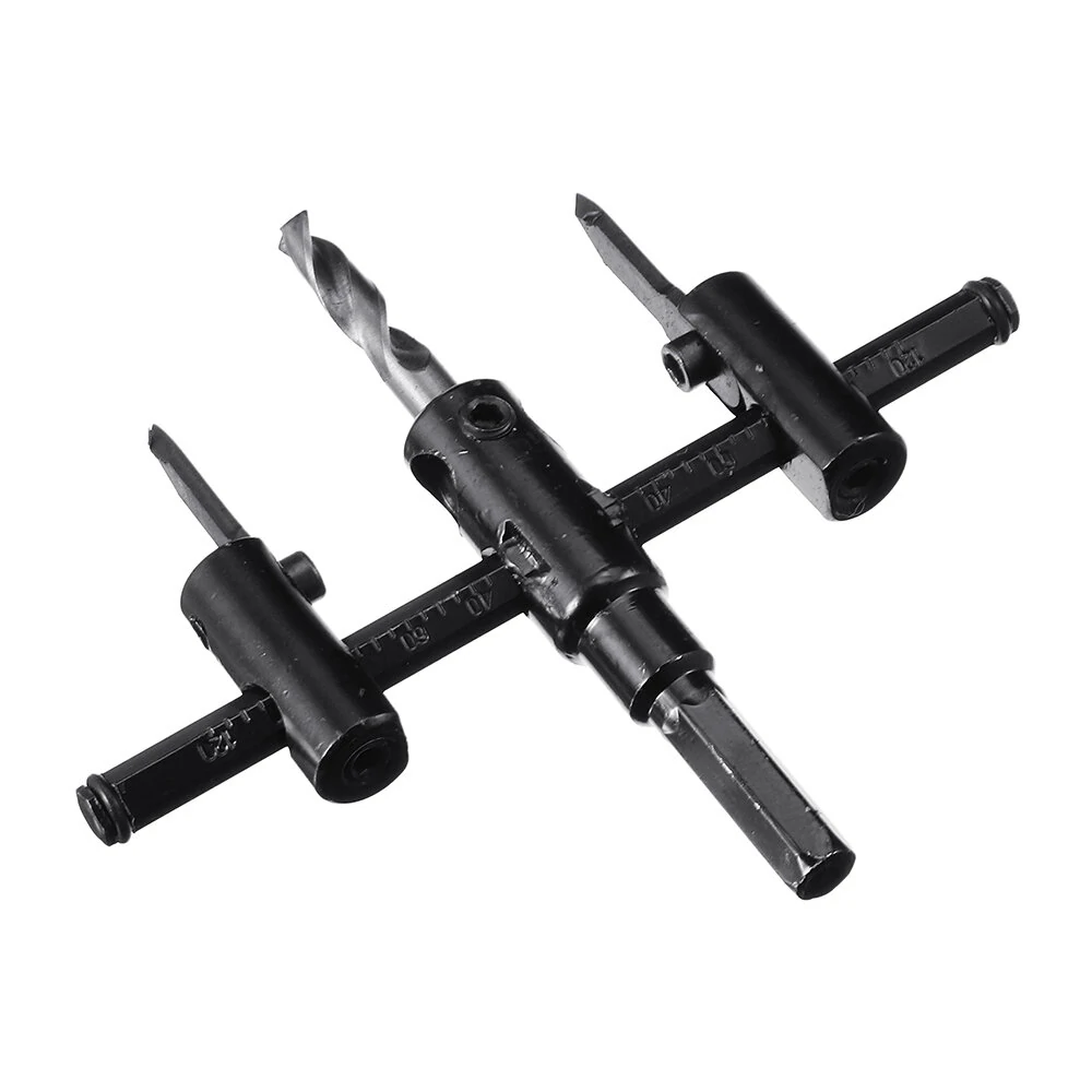 Drillpro Adjustable Circle Hole Saw Cutter - 120/200/300mm for Wood & Drywall - Image 5