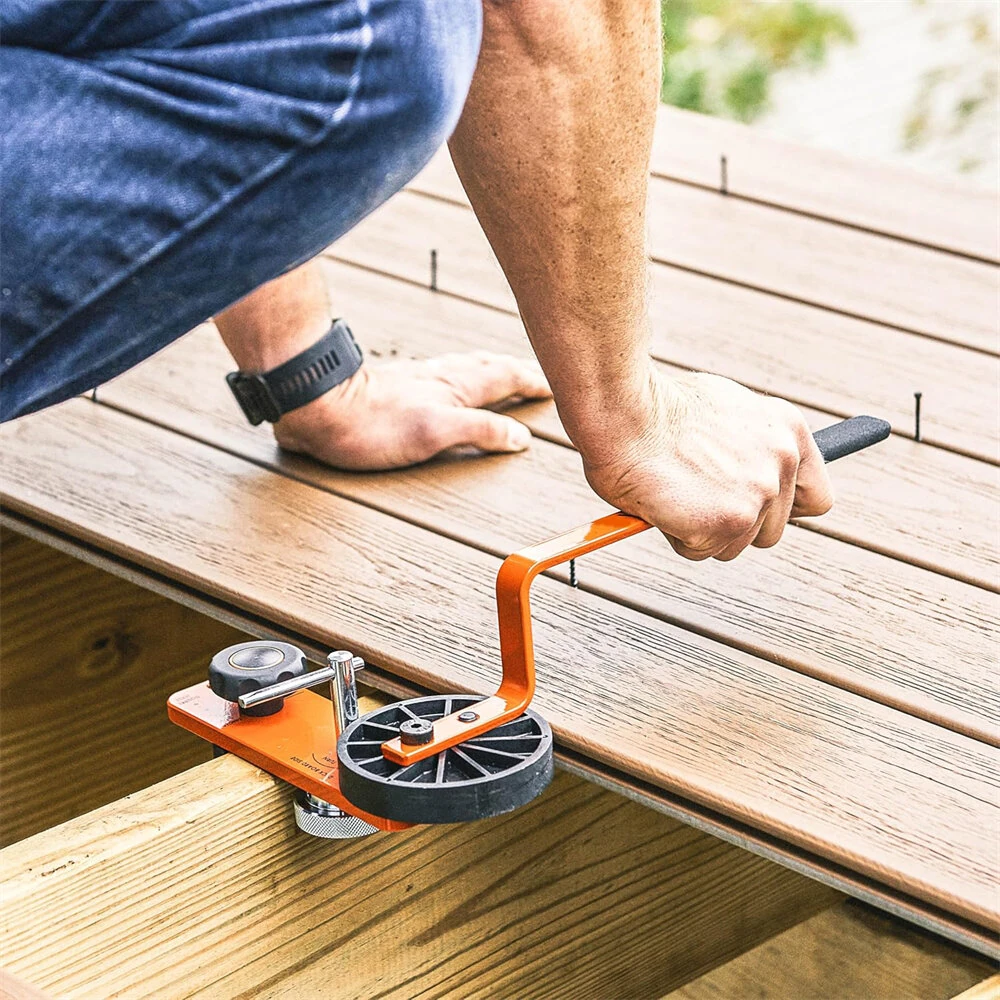 Deck Lever Tool for Composite & Hardwood | Multi-Joist Bending & Locking | Lightweight - Image 2
