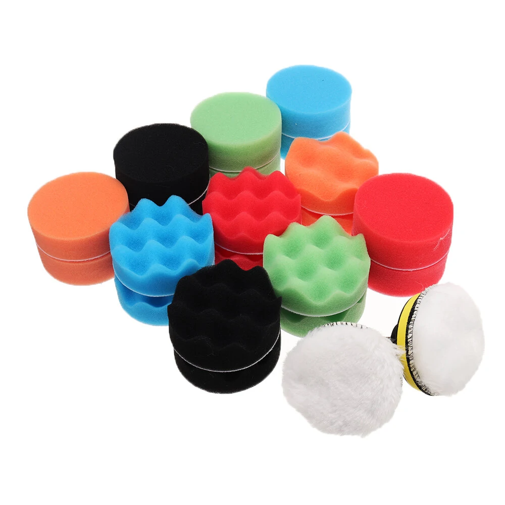 Meguiar's 26Pc Car Polishing Pad Set - Drill Wheel Buffer for Waxing & Scratch Removal - Image 2
