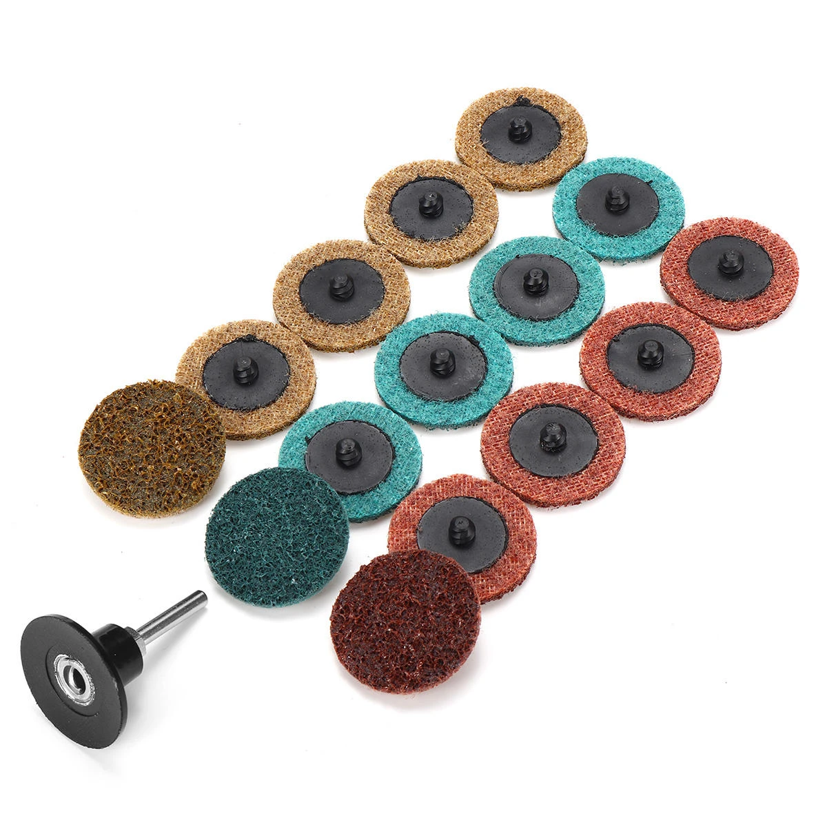 15/30/45Pcs 2 Inch Sanding Discs Set | Non-Woven Polishing Pad Abrasive Tools - Image 4