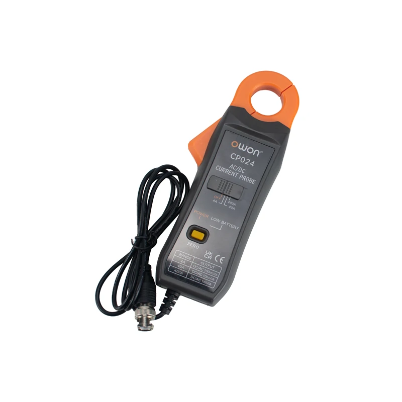 OWON CP024 Current Clamp Probe - 400A 200KHz AC/DC for Oscilloscopes - Image 5