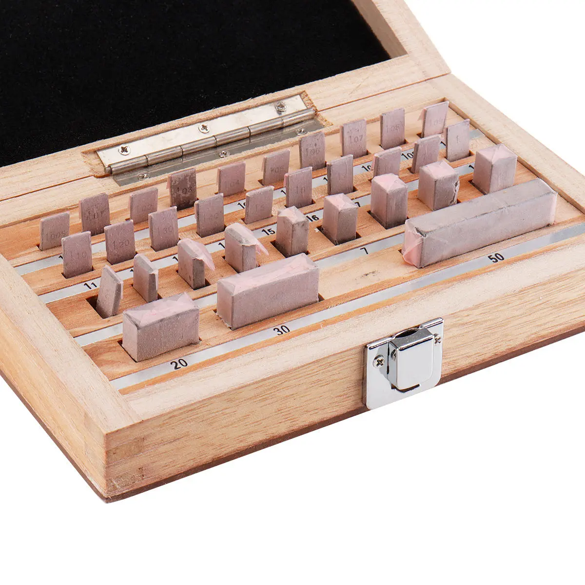 Mitutoyo 32Pcs Steel Metric Gage Block Set | Grade 1 Slip Jo Blocks 1.005-50mm - Image 3
