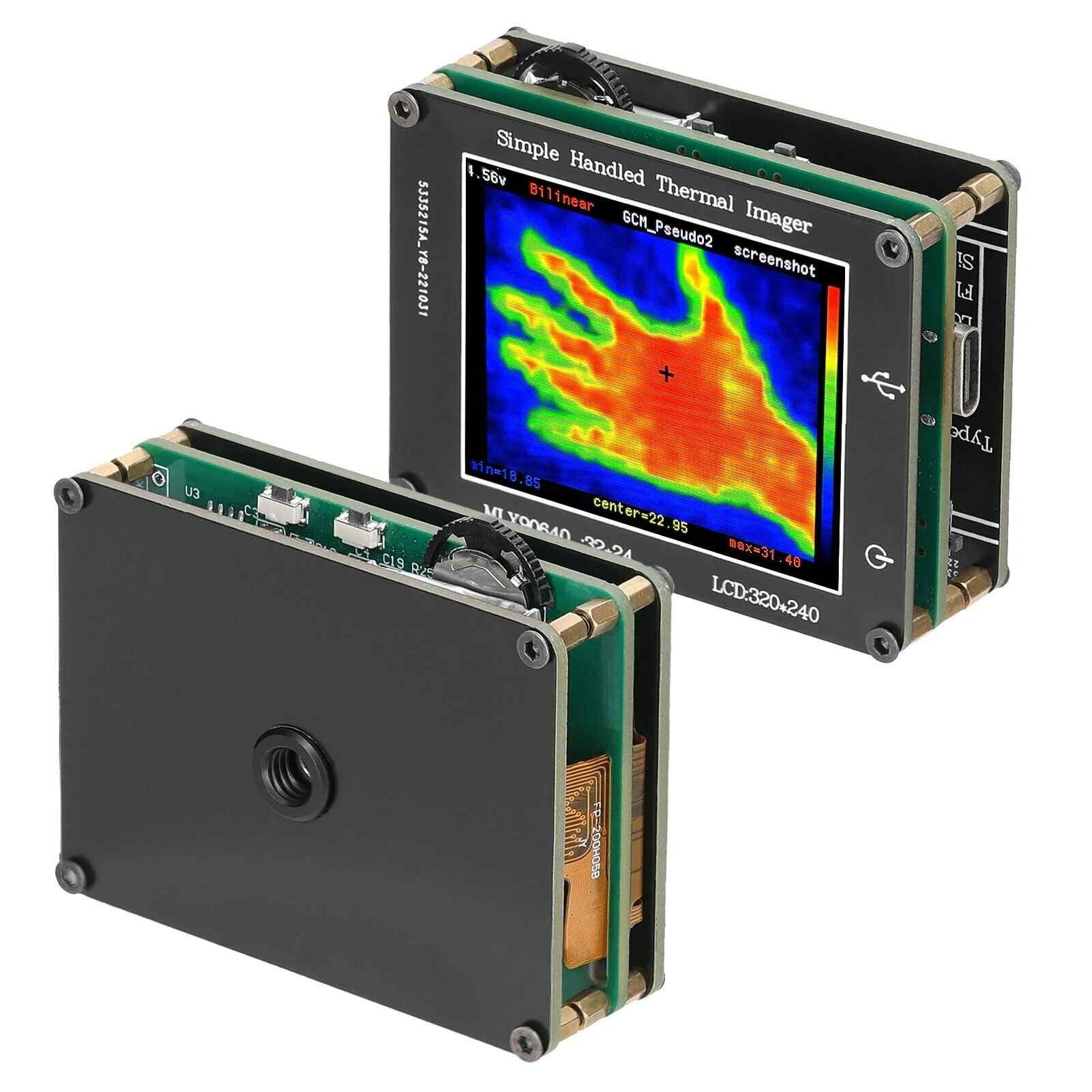 FLIR 24x32 Pixel Thermal Imager Camera | -40° to 300°C | 2.0 LCD Display - Image 2