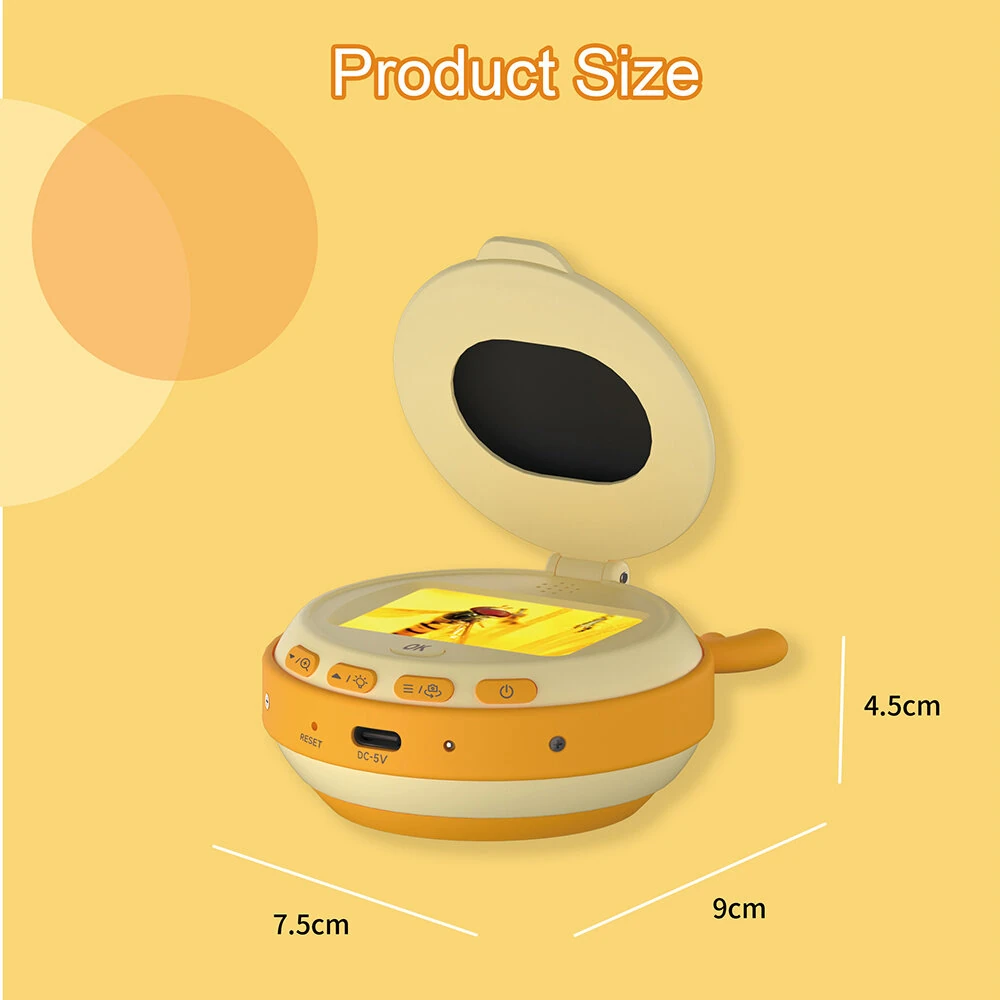 HM020F Portable Digital Microscope - 2 Inch IPS Screen | 7 LED Lights | Type-C Interface - Image 5