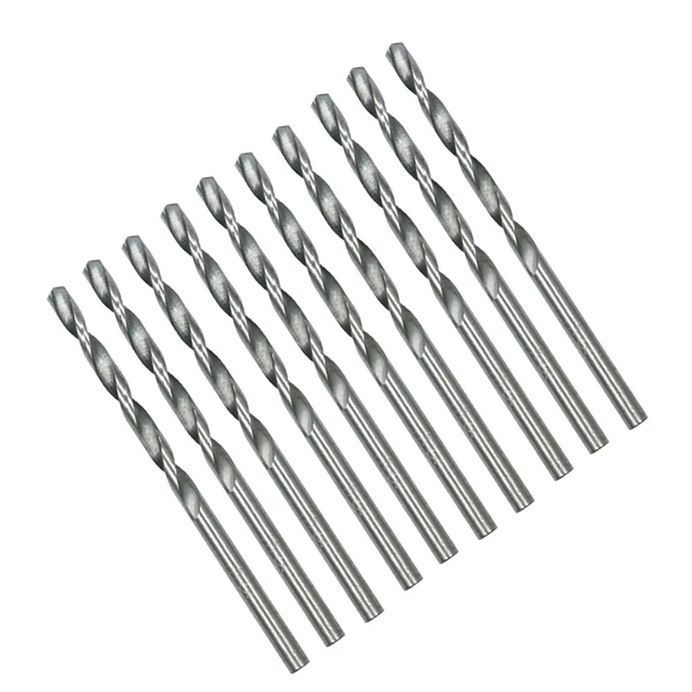 10pcs HSS Twist Drill Bit Set | 0.5-3.0mm For Woodworking & Repair - Image 2