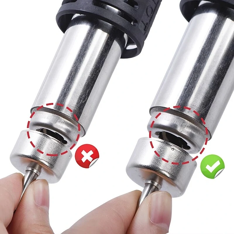 JCD Hot Air Welding Nozzles - 8Pcs Stainless Steel Kit for 8858 8898 858D - Image 5