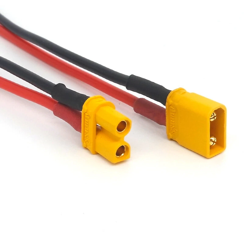 AMASS XT30U XT60H XT90H Drone Connectors | Gold-Plated Copper & Silicon Cable - Image 2