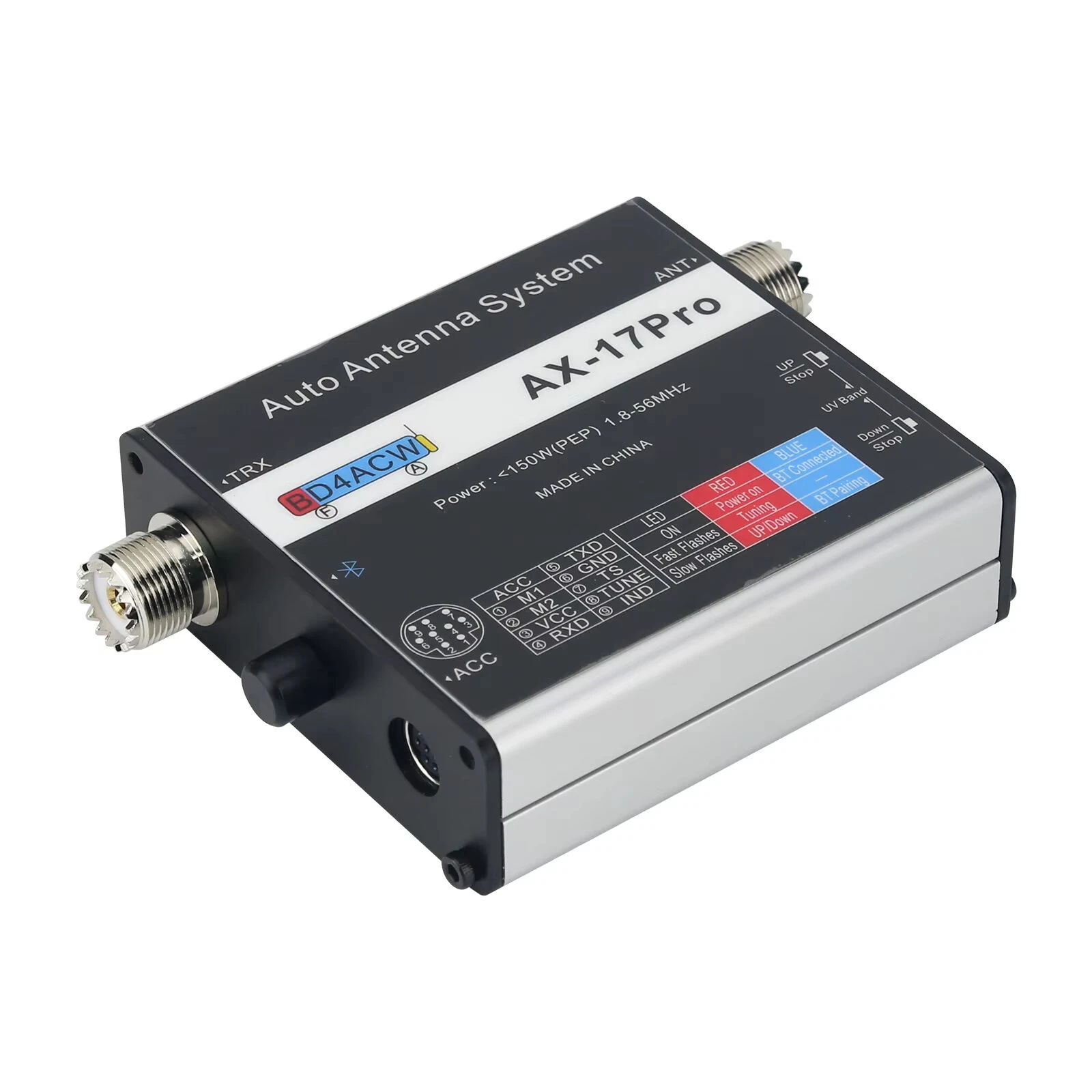 AX-17 Pro Automatic Screwdriver Antenna Controller - Bluetooth, 12V DC Motor | Compatible with ICOM, YAESU, ALINCO, ATAS-120A - Image 3