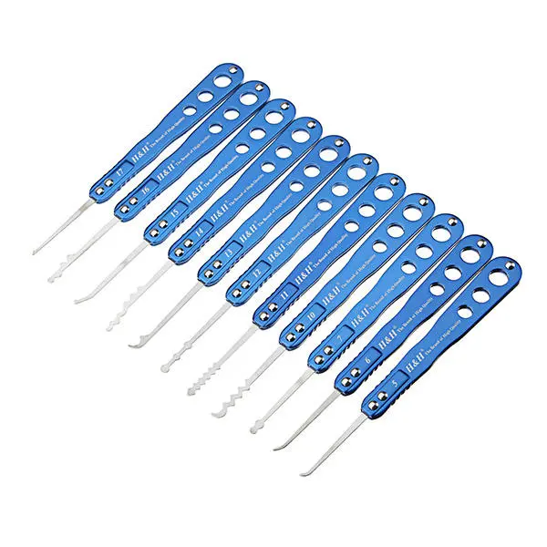 Honest 8Pcs Lock Pick Set - Quick Opening Safety Box Tools with 2 Gears - Image 4