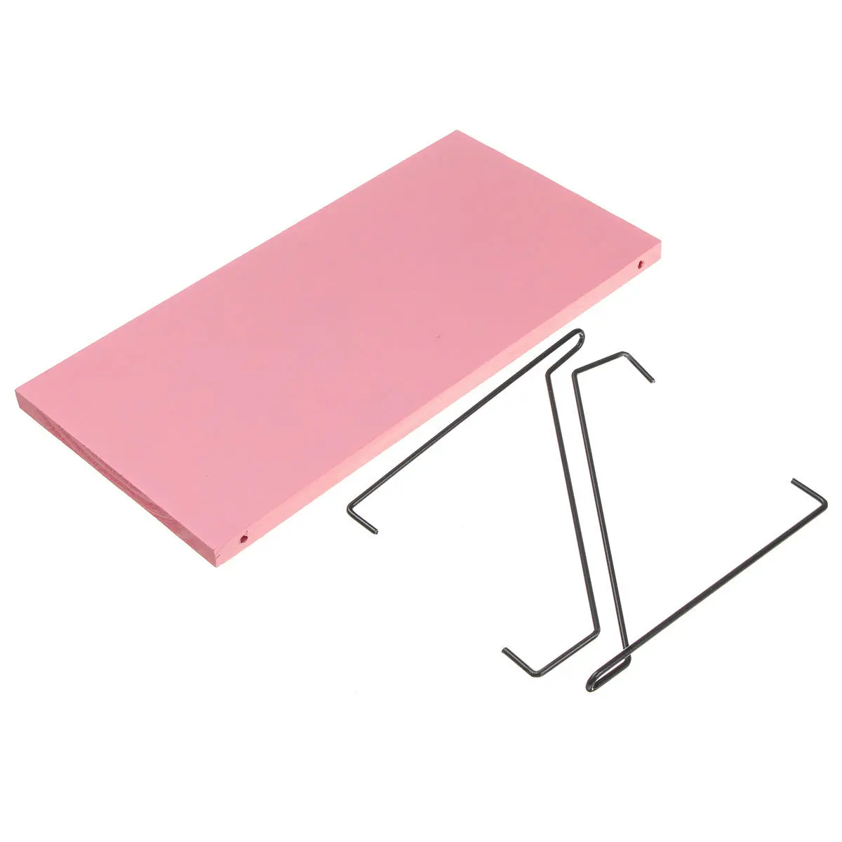 Industrial Retro Wood Shelf Bracket - 30cm 40cm 50cm Pink Wall Mounted | Indoor Decor - Image 5