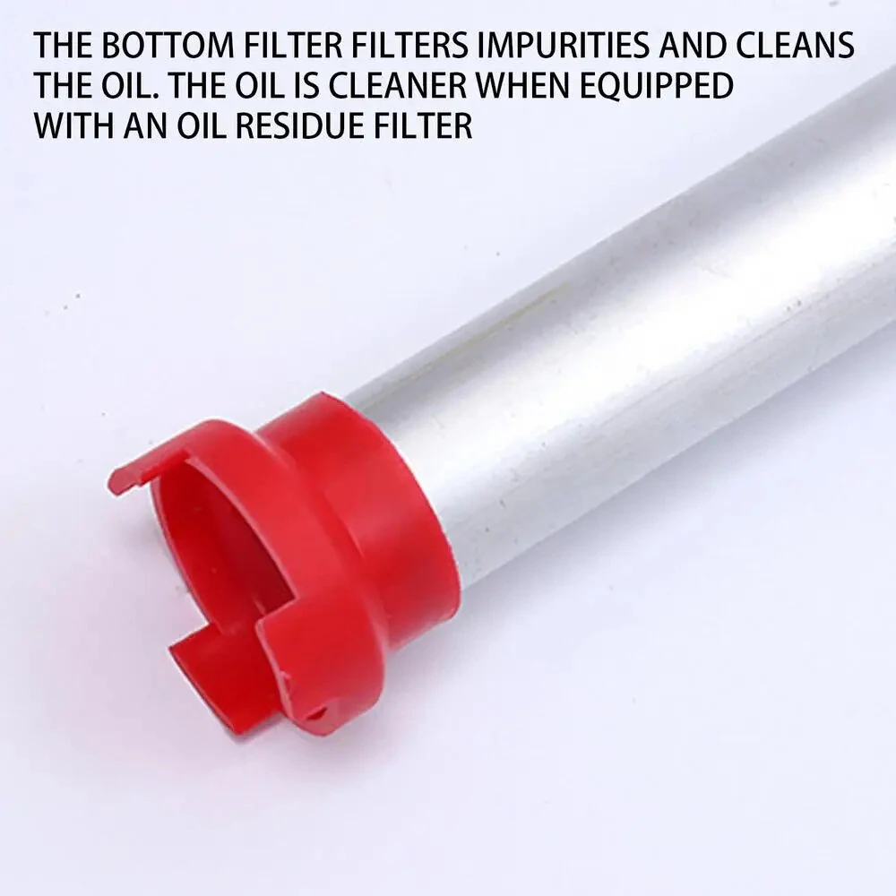 Aluminum Alloy Hand Crank Oil Extractor Pump - Portable Adjustable Tube - Automotive Fluid Transfer - Image 4