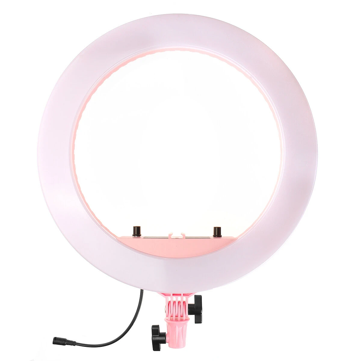 18 Inch Ring Light with Phone Clip - 100-240V Beauty Night Light | PTZ Stepless Dimming - Image 5