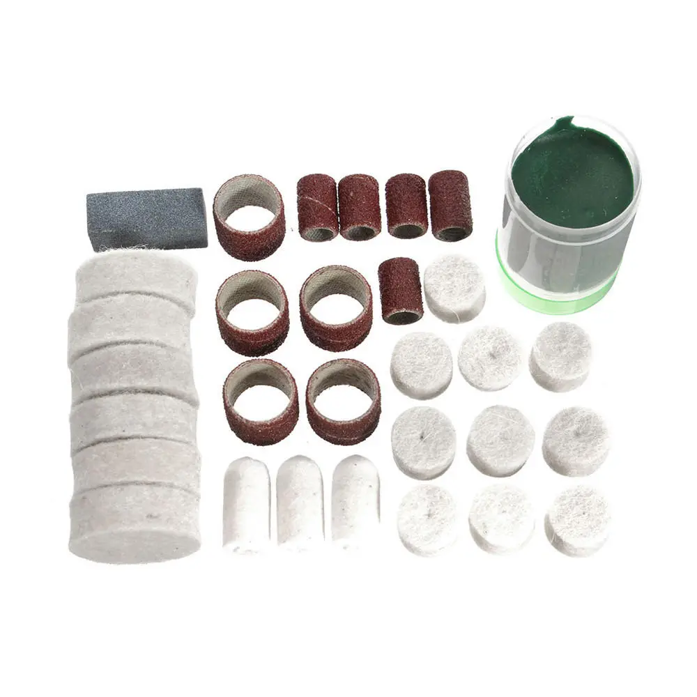 Dremel Polishing Wheel Set - 223pcs 1/8 Inch Shank Rotary Tool Accessories Bits - Image 5